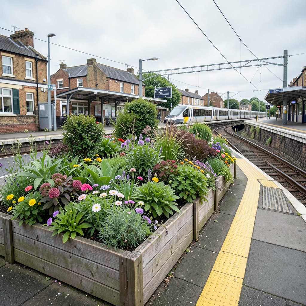 South Tottenham station garden nominated for national rail award
